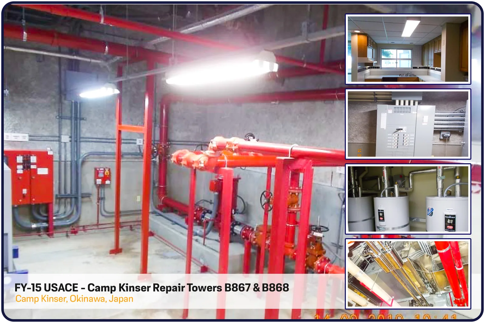 FY-15 USACE – Camp Kinser Repair Towers B867 & B868